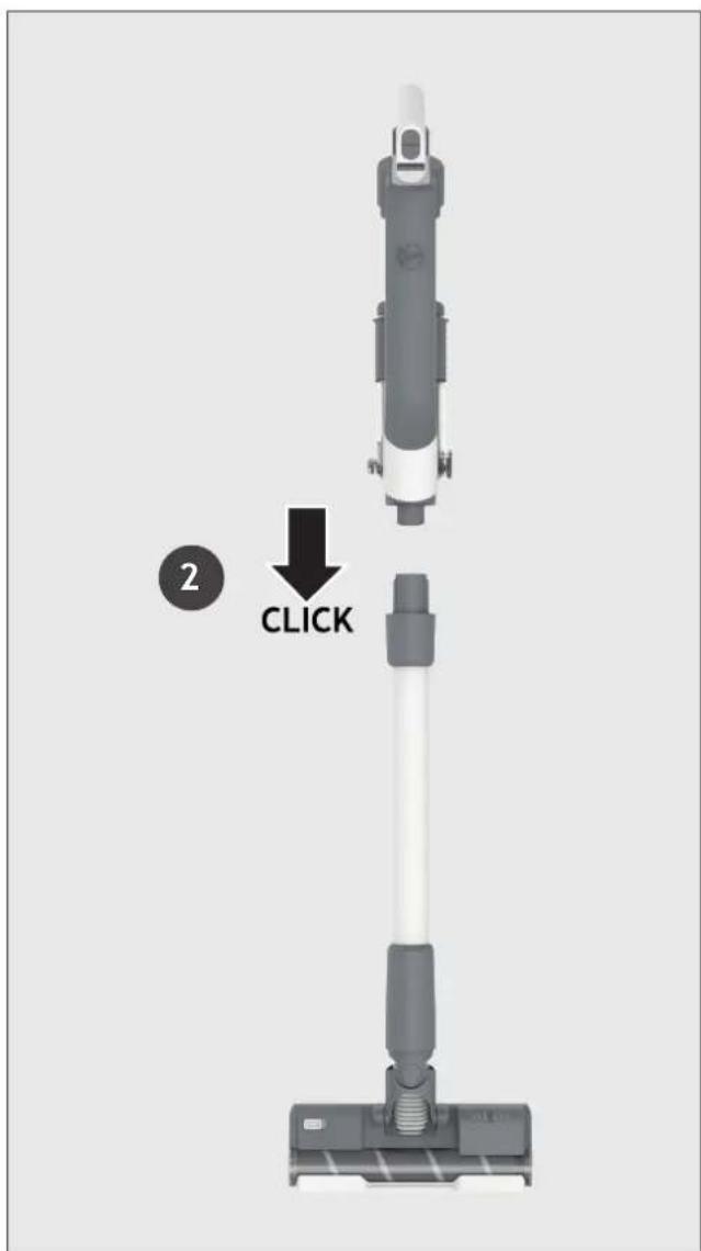 HOOVER HF210H 011 - PREPARING YOUR CLEANER - 2
