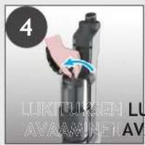 HOOVER HF210H 011 - ULTRA COMPACT X3: PÖLYN TIIVISTYSTOIMINTO - 6