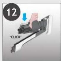 HOOVER HF210H 011 - CLEANING THE FILTER AND THE BIN - 12