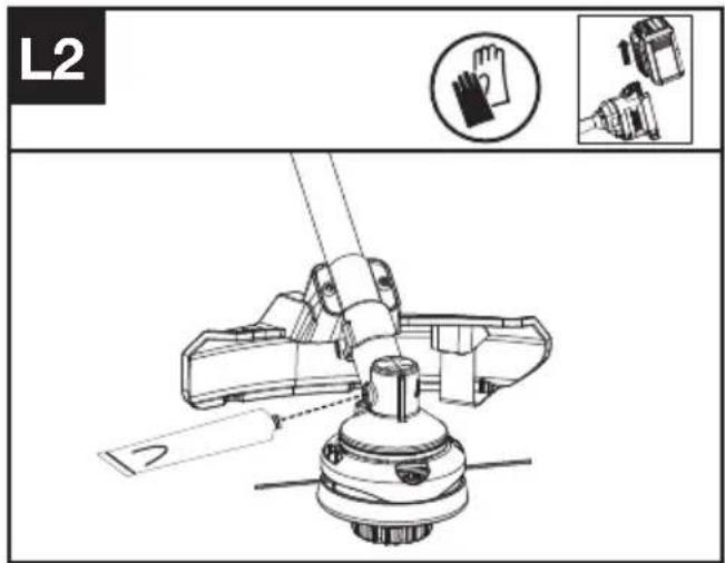 KRESS KC120.9 - Podmazivanje reduktora (vidi sl. L1, L2) - 2
