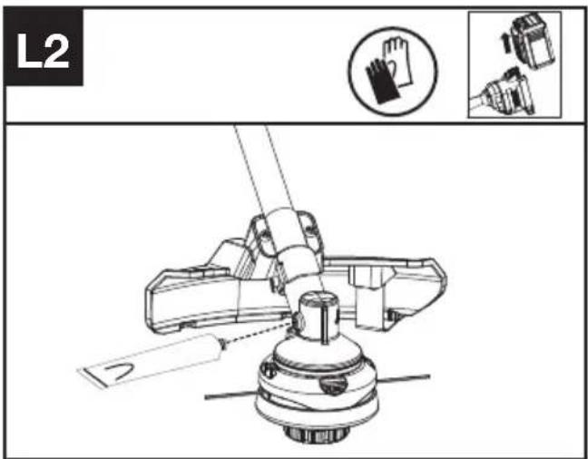 KRESS KC120.9 - Schmieren des Getriebes (siehe Abb. L1, L2) - 2