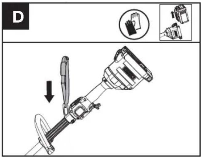 KRESS KC120.9 - Assemblaggio della tracolla (Venduto separatamente) (vedi Fig. D) - 1