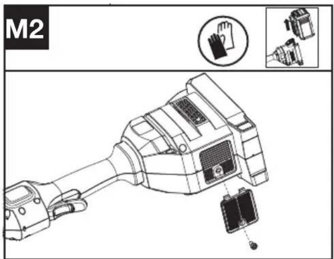 KRESS KC120.9 - Smörja växellådan (se Figur L1, L2) - 4