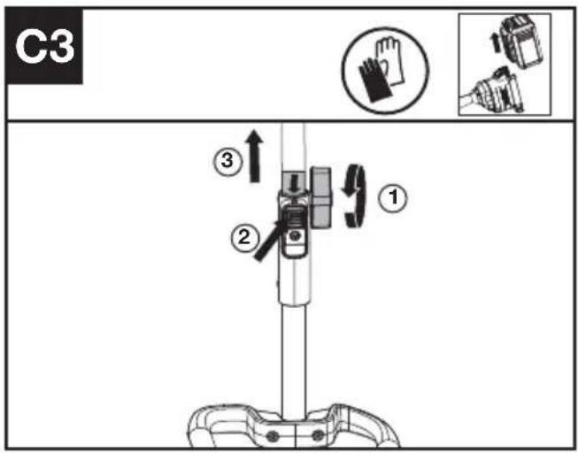 KRESS KC120.9 - ADVERTENCIA: Ajuste el mango - 4