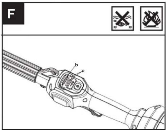 KRESS KC120.9 - Vérification des boutons Levier de désactivation de sécurité et gâchette d'accélération - 1