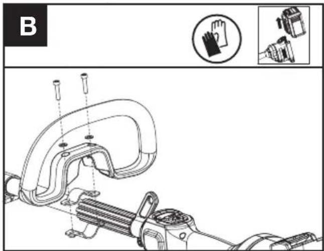 KRESS KC120.9 - ADVERTENCIA: Ajuste el mango - 1