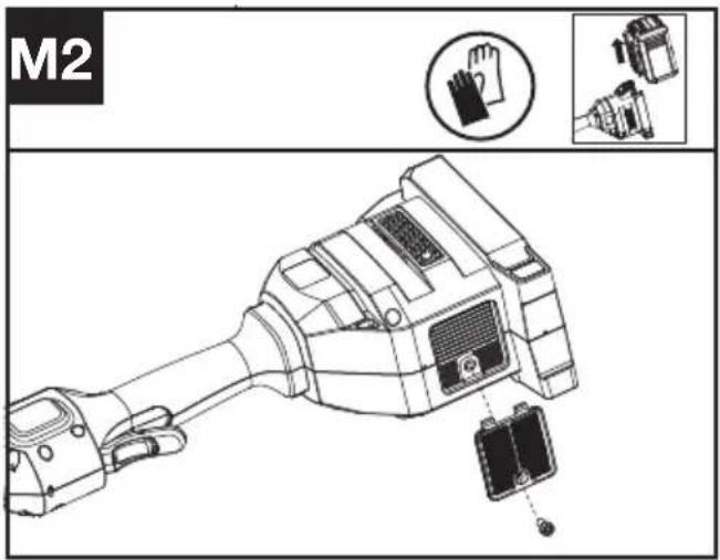 KRESS KC120.9 - Lubricar la caja de engranajes (véase las Fig. L1, L2) - 4