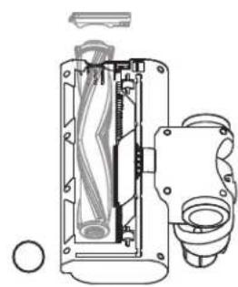SHARP VC-SV28AEU - Akumuliatoriaus büklès rodymas - 7