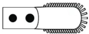 SHARP VC-SV28AEU - Breite Düsenbürste (nur VC-SV28AEU-B) - 1