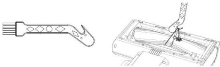 SHARP VC-SV28AEU - Mini motoriseeritud hari (ainult VC-SV28AEU-B) - 2