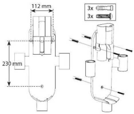 SHARP VC-SV28AEU - Sieninès lentynos montavimas - 2