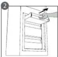 WHIRLPOOL W5 821EF W 1 - Процедура очистки принадлежности STOP FROST - 2