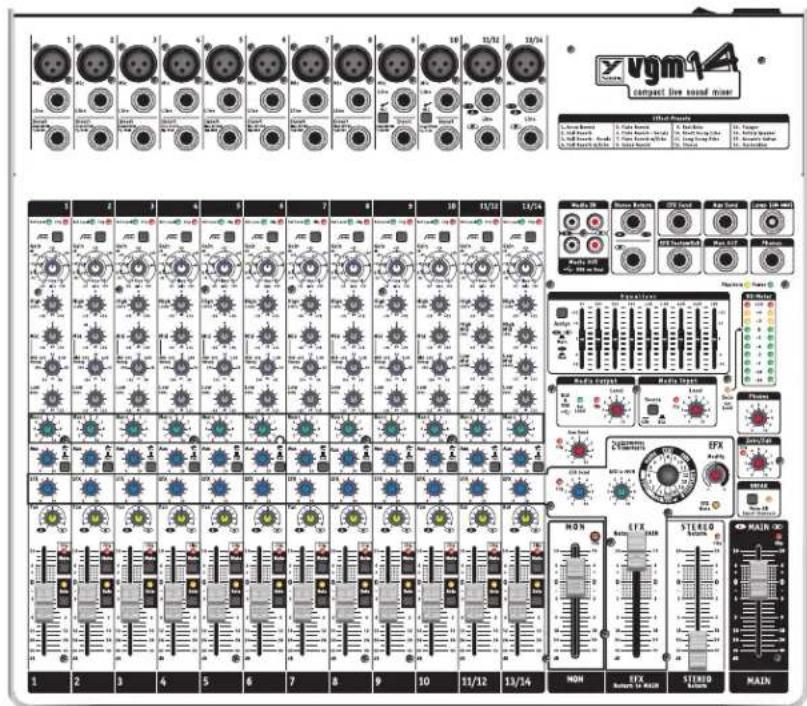 YORKVILLE VGM14 - SPECIFICATIONS - 2