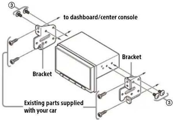 SONY XAV-AX3700 - Mounting the unit in a Japanese car - 1