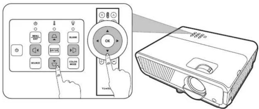 VIEWSONIC PX710-4KS - 微调图像大小和清晰度 - 4