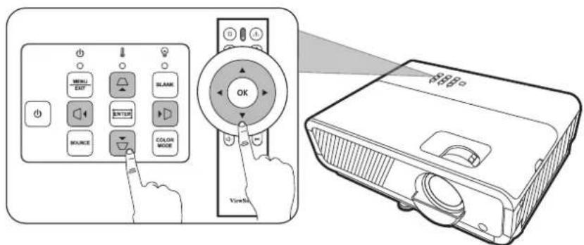 VIEWSONIC PX729-4KS - 校正梯形失真 - 3
