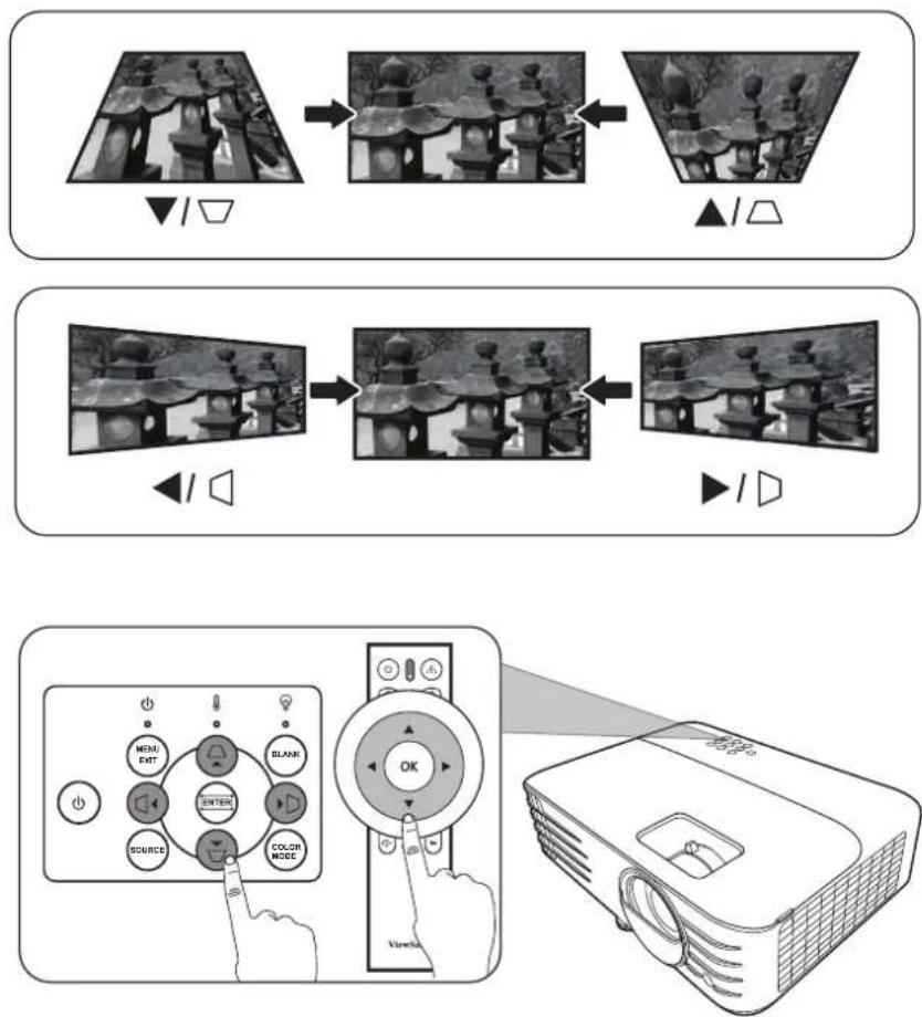 VIEWSONIC K701-4K - 微调图像大小和清晰度 - 3
