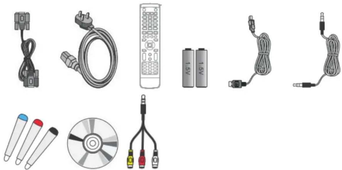 VIEWSONIC CDE8452T - Contenu de l'emballage - 1