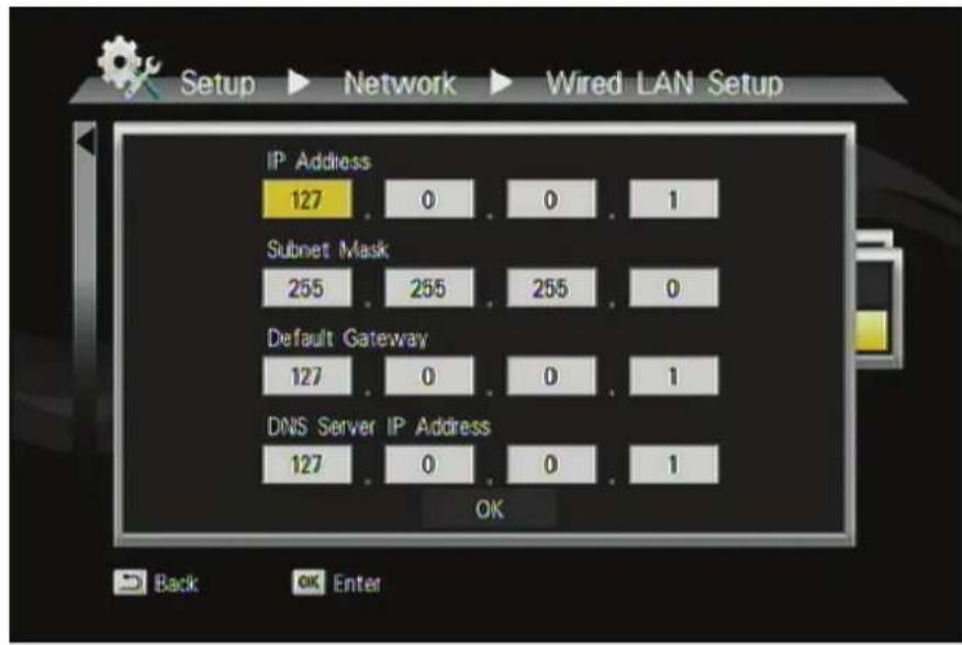 VIEWSONIC VMP73 - Paramétrage du réseau cable > DHCP - 2