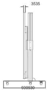 VIEWSONIC LD135-152 - Fysieke afmetingen voor LD108-122 - 2