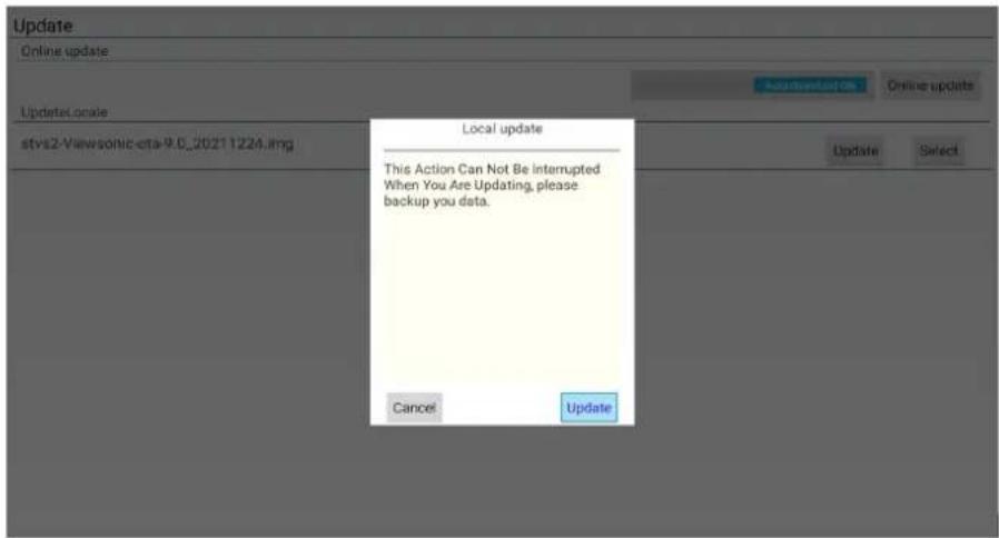 VIEWSONIC Y5 - 通过 USB 设备进行固件更新 - 4