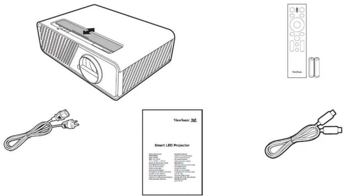 VIEWSONIC TX10HD - 包装内容 - 1