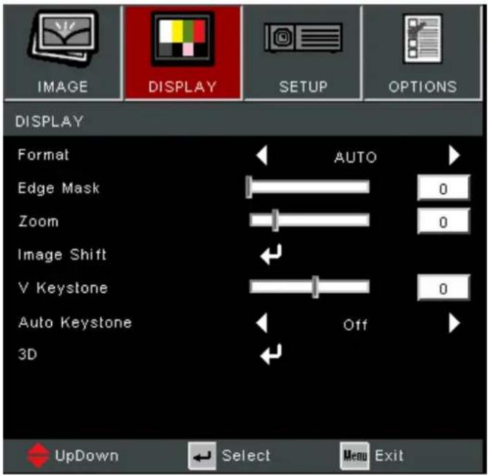 VIEWSONIC PA700WC - Menu Image - 2