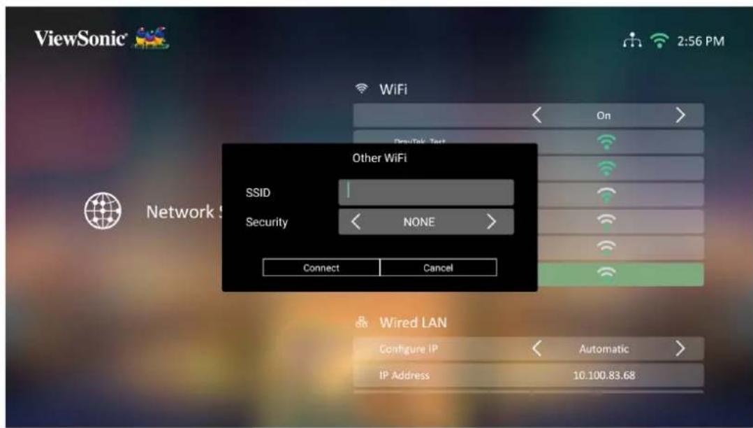 VIEWSONIC TX500K - 自定义 SSID - 2