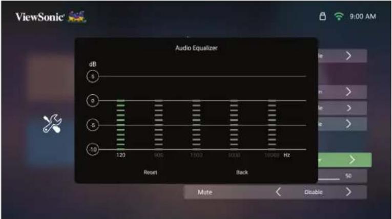VIEWSONIC Q30 - 要返回上一个菜单，请按返回按钮。 - 1