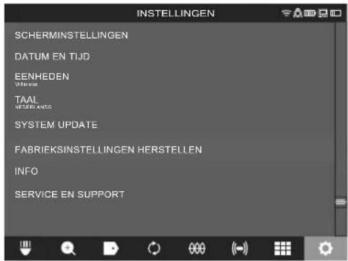 MILWAUKEE M18 SIC60 HDR - Selecteer INSTELLINGEN→FABRIEKSINSTELLINGEN - 1