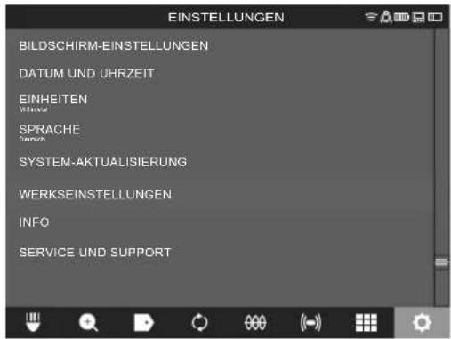 MILWAUKEE M18 SIC60 HDR - Wählen Sie EINSTELLUNGEN WERKSEINSTELLUNGEN - 1