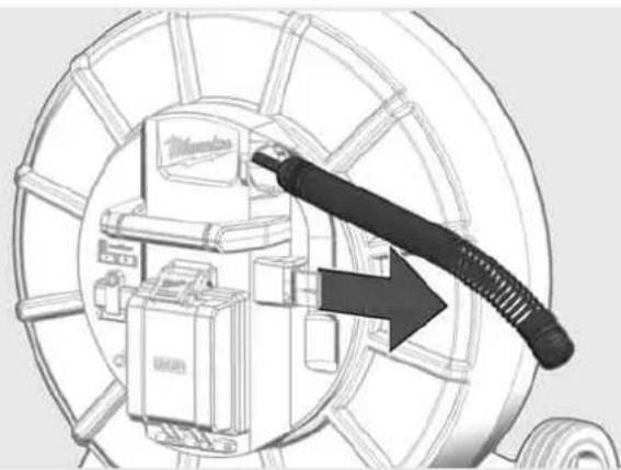 MILWAUKEE M18 SIC60 HDR - Používání bubnu na kontrolu trubek - 8