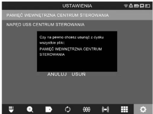 MILWAUKEE M18 SIC60 HDR - Formatowanie dysku wewnętrznego oraz napędu USB. - 2