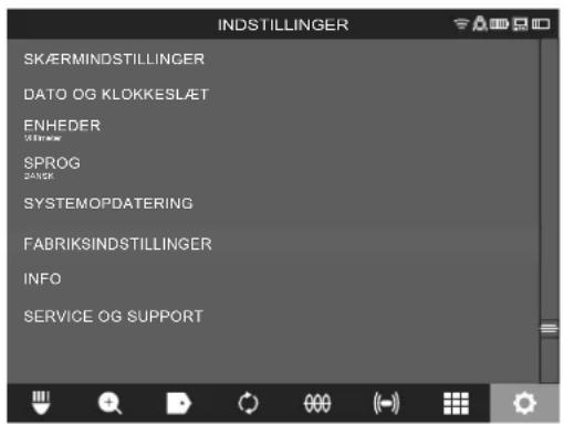 MILWAUKEE M18 SIC60 HDR - Vælg INDSTILLINGER FABRIKSINDSTILLINGER - 1