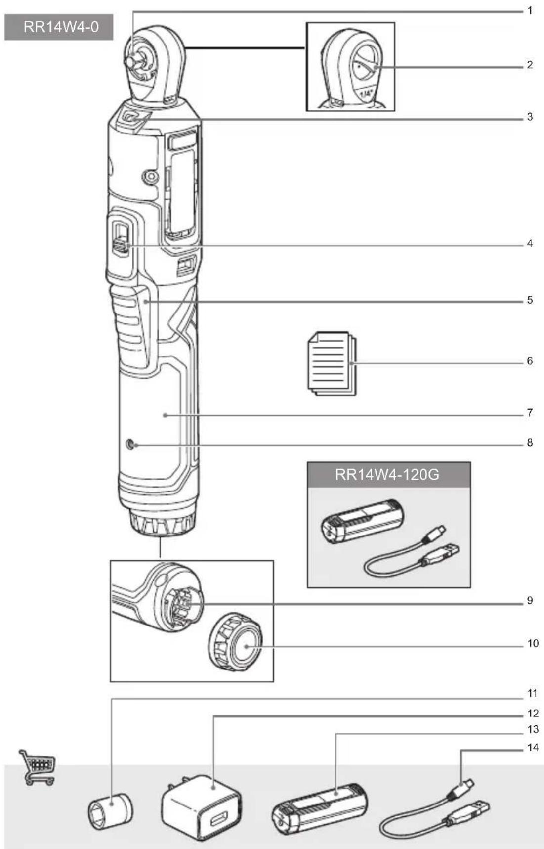 RYOBI RR14W4 - Σταθερή πράσινη ένδειξη - 8