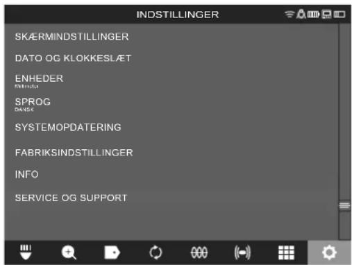 MILWAUKEE M18 SIC60SC HDR - Vaelg INDSTILLINGER  SERVICEOG SUPPORT - 1