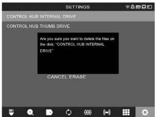 MILWAUKEE M18 SIC60SC HDR - Formatting the internal drive and thumb drive - 2
