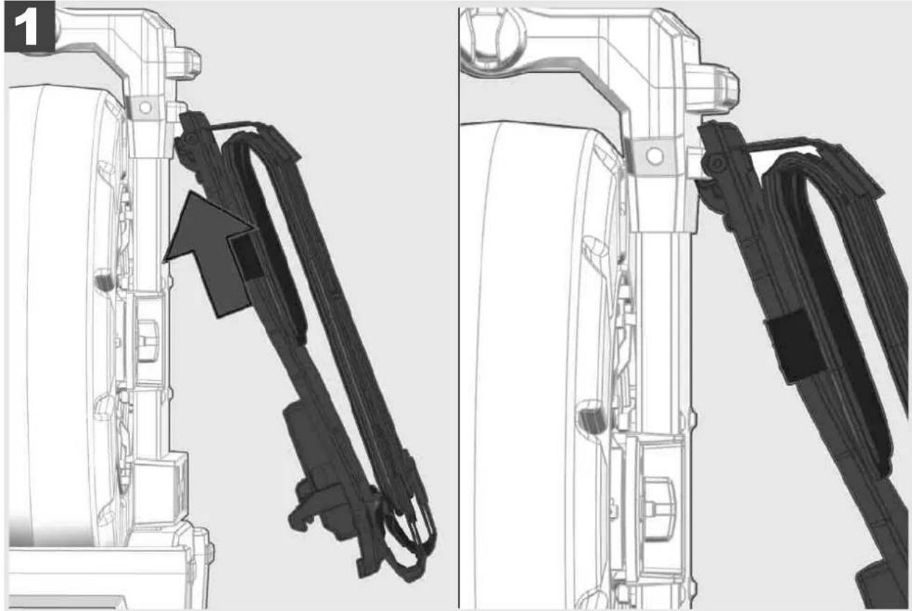 MILWAUKEE M18 SIC60SC HDR - Instalarea dispositivului de purtare - 1