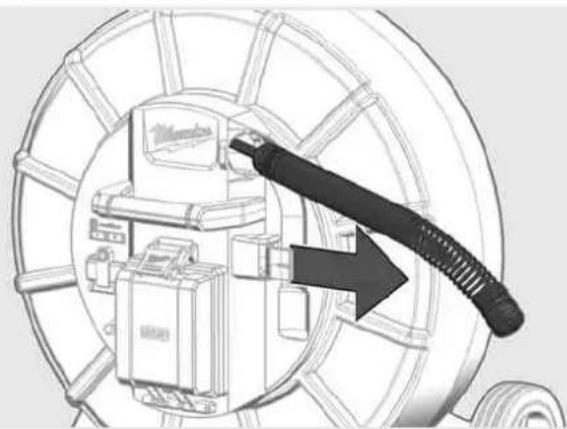 MILWAUKEE M18 SIC60SC HDR - Uso dell'aspo avvolgicavo per ispezione tubi - 5