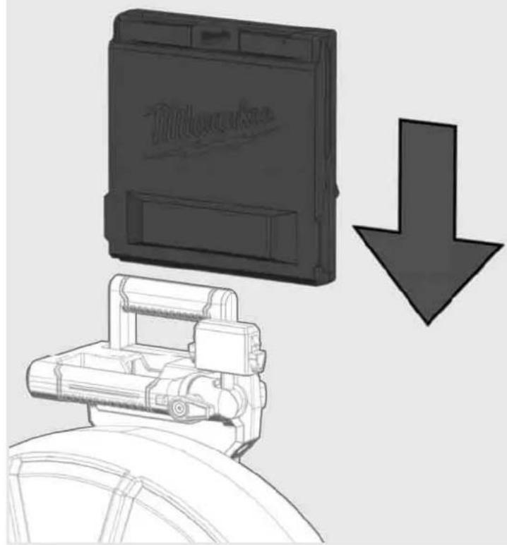 MILWAUKEE M18 SIC60SC HDR - Installing the backpack plate - 7