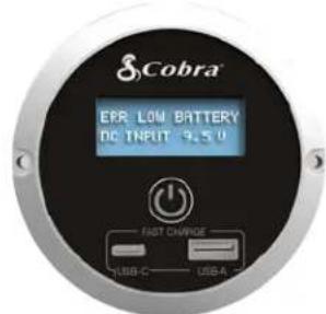 COBRA Remote On/Off Controller - Alarme coupure tension d'entrée CC (paramètre par défaut) - 2