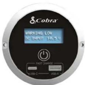 COBRA Remote On/Off Controller - Alarme coupure tension d'entrée CC (paramètre par défaut) - 1