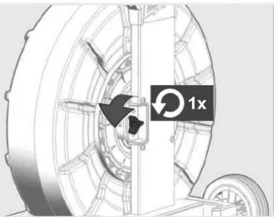 MILWAUKEE M18 SIC36 HDR - Употреба на макарата за проверка на цевките - 7
