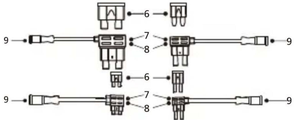 KENWOOD CA-DR1130 - Fuse Tap Cables - 1