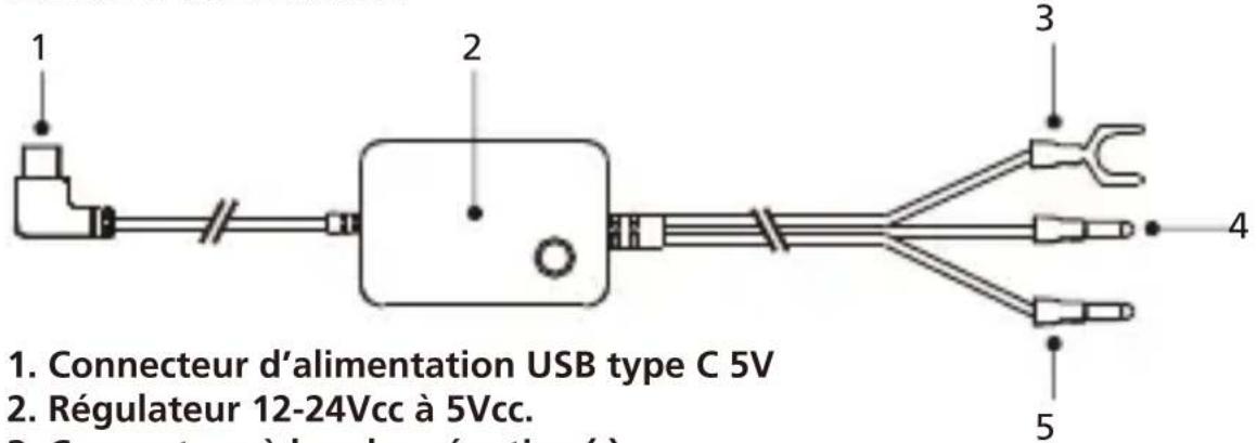 KENWOOD CA-DR1130 - Cordon d'alimentation - 1