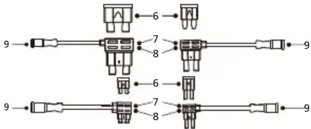 KENWOOD CA-DR1130 - Zekeringkabels - 1