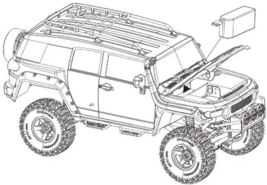 FMS 1:18 TOYOTA FJ Cruiser - 齿轮齿盒设置 - 3