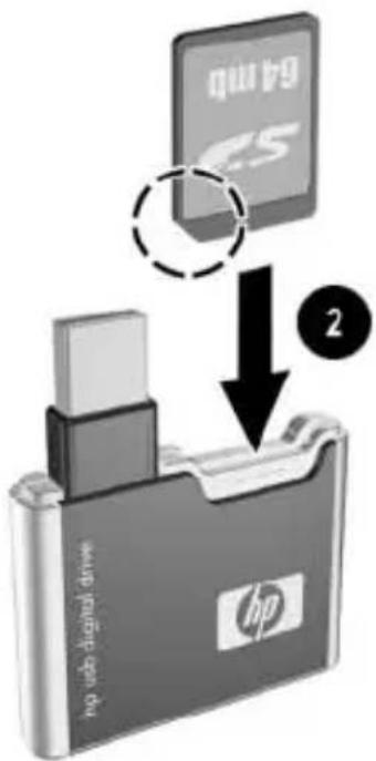 HP Compaq 6715s - Installing the SD Memory Card - 2