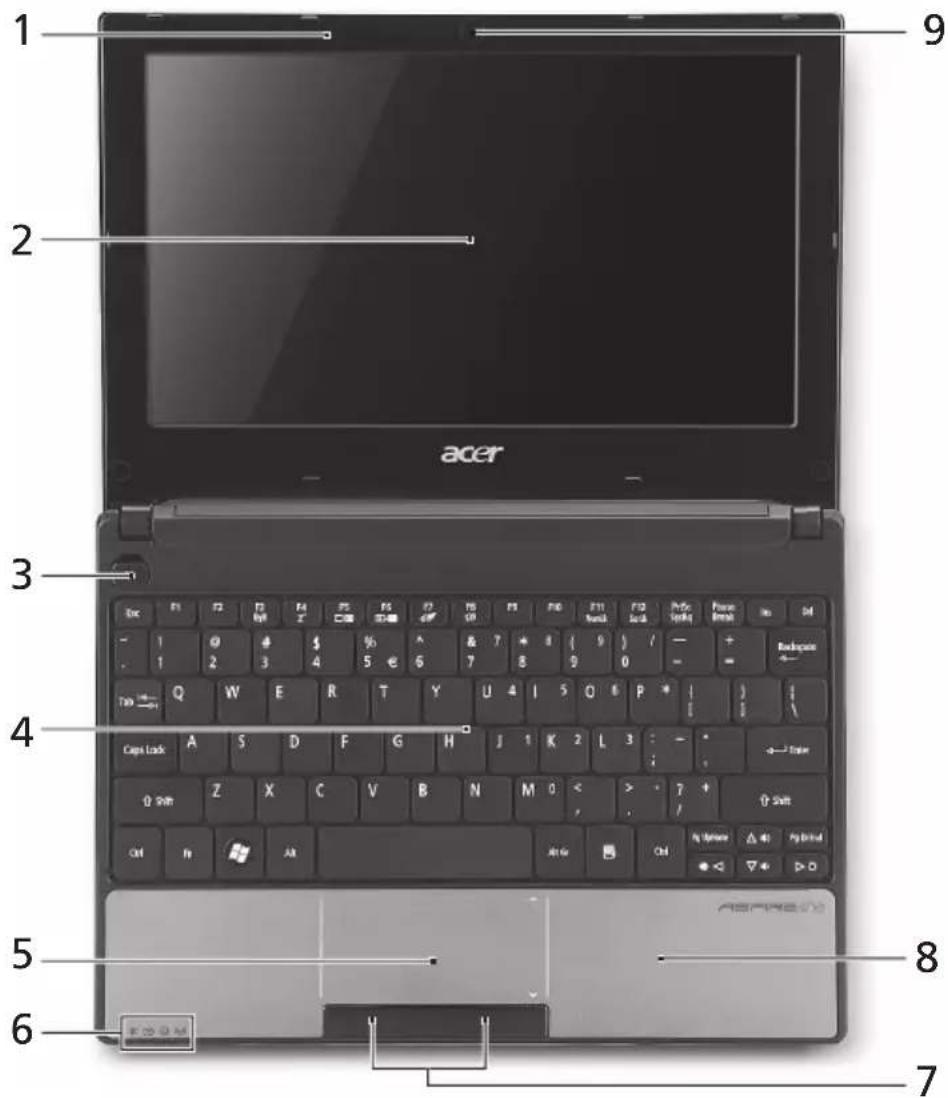 ACER Aspire One 531h - Visita guiada ao seu computador portátil Acer - 1
