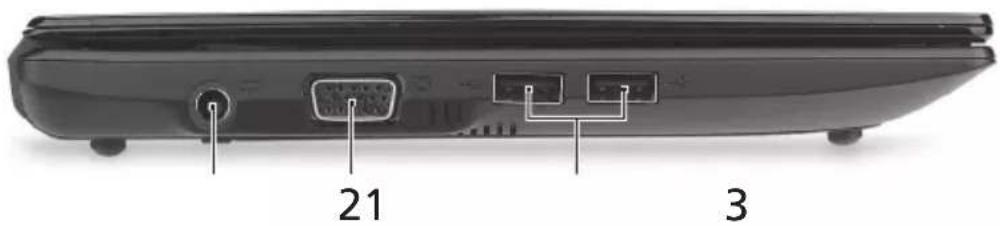 ACER Aspire One 531h - Hátulnézet - 3